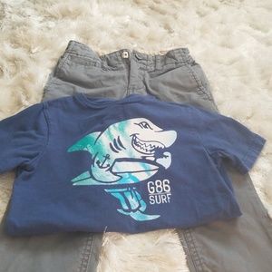 Gap pants and tee shirt